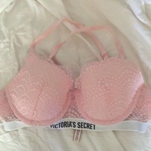 Pink bra